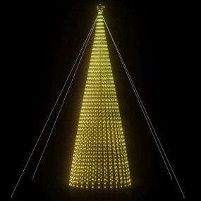 LED Árvore de Natal 1544 LEDs Branco Quente 500 cm