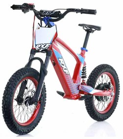 Bicicleta elétrica infantil sem pedais 500W 36V 5Ah 16” RXF Evo Vermelha