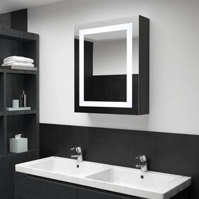 Armário espelhado para casa de banho com LED 50x13x70 cm