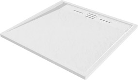 Mexen Amon base de duche quadrada SMC 80 x 80 cm, branco - 4F108080