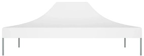 Teto para tenda de festas 4,5x3 m 270 g/m² branco