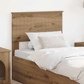 vidaXL Cabeceira Carvalho Artesanal 75 cm Madeira processada