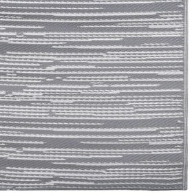 Tapete de exterior 160x230 cm ARAKIL PP cinzento
