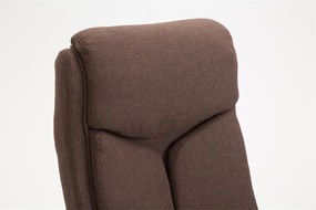 Cadeira de Escritório XL Vaud Tecido Castanho