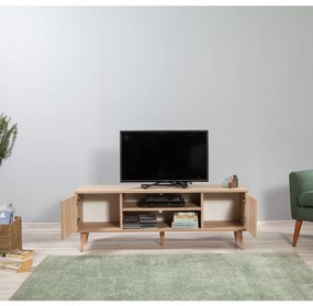 Móvel TV Truva – Carvalho Sonoma – 140x50x40 cm