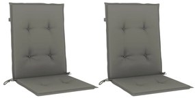 Almofadões lombares cadeiras 2pcs 100x50x4 cm mesclado tecido
