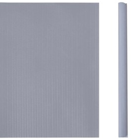 4 pcs painéis privacidade jardim 35x0,19m PVC cinza-claro fosco