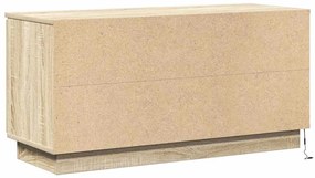 Cabinet de TV Carvalho Sonoma 100x38x49 cm Madeira de Engenharia