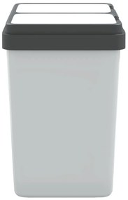 Caixote duplo 2x25 L branco