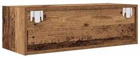 Móveis de TV 2pcs 80x31x25,5cm deriv. madeira madeira velha