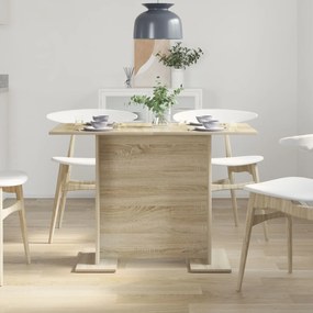 Mesa de Jantar vidaXL Sonoma Carvalho 110x60x75 cm Madeira Engenharia