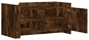 Mesa de centro 100x50x50cm derivados de madeira carvalho fumado