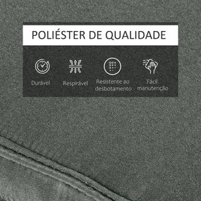 Almofada para Espreguiçadeira 198x53x5cm Almofada Suave para Espreguiç