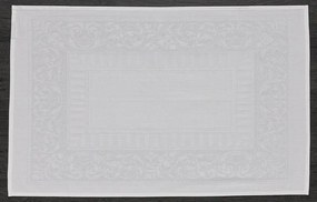 12 Panos 70x50 cm Damasco jacquard - Pano de chefe mesa 100% algodão branco