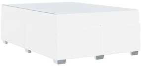 Estrutura da Cama Outros Branco 140 x 200 cm Couro sintético