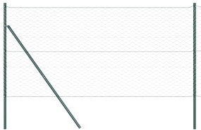 Cerca Hexagonal VidaXL Verde 1,2x10 m Aço