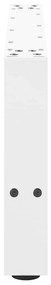 Pés para mesa de centro , brancos, 2 peças, 70x (30-31) cm, aço