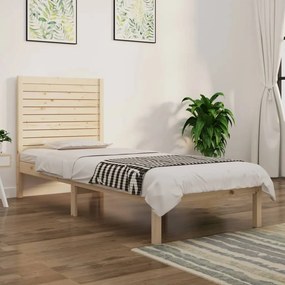 Estrutura cama pequena solteiro 75x190 cm madeira maciça