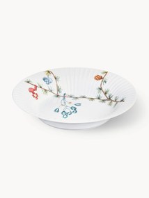 Pratos de sopa de Natal em porcelana artesanal Hammershøi, conjunto de 4