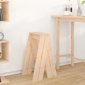 Bancos 2 pcs 40x40x75 cm pinho maciço