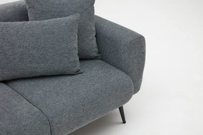 Sofá de 3 Lugares Side – Antracite – 235x77x82 cm