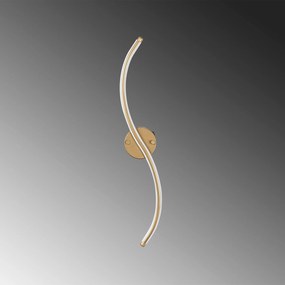 Candeeiro de Parede Yilan - Dourado - 10x67x5 cm