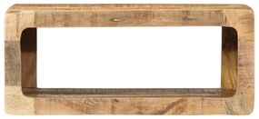 Armário de TV 60x30x25 cm em Madeira de Mangueira Maciça