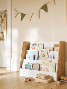 Biblioteca baixa com 3 níveis YEL branco