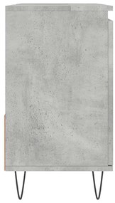 Armário WC 65x33x60 cm derivados de madeira cinzento cimento