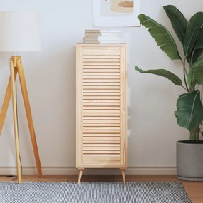 vidaXL Porta de armário com design de persiana pinho maciço