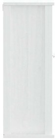 Móvel de parede p/ WC BERG 40x27x71,5 cm pinho maciço branco