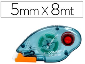 Cola Q-Connect Roller Compacto Permanente 6,5 mm de Largura X 8,5 mt - Unidade