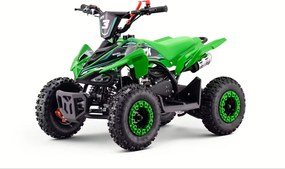 Mini Moto 4 Infantil para crianças 5 a 9 anos 50CC Beneo Motors MTX, velocidade até 40 Km/h com limitador Verde