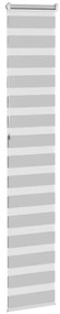 Cortina de zebra 45x230 cm largura do tecido 40,9 cm poliéster