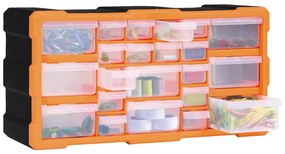 Caixa organizadora com 22 gavetas 49x16x25,5 cm
