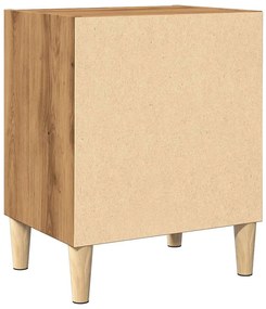 Mesa de cabeceira em carvalho artesanal 40x30x50 cm