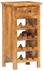 Armário para vinhos 40x30x80 cm madeira de acácia maciça