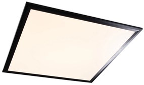 Painel LED Moderno Preto 44.5x44.5 cm c/ LED Dim to Warm - Akkie