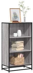 vidaXL Estante 60x35x107,5 cm derivados de madeira cinzento sonoma