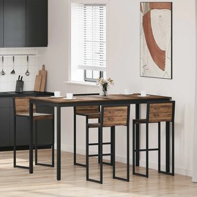 vidaXL Mesas de jantar Madeira processada