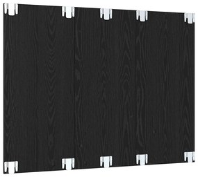 Gabinete de TV de Parede Carvalho Preto 120 x 23.5 x 90 cm