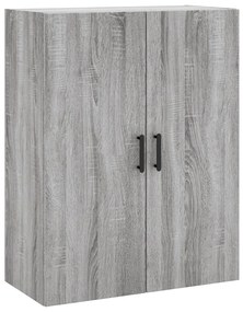 Armário alto 69,5x34x180 cm derivados de madeira sonoma cinza
