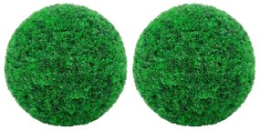 315480 vidaXL Bolas de buxos artificiais 2 pcs 35 cm
