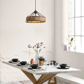 Candeeiro Chandelier Wire – Preto – 40 x 40 cm