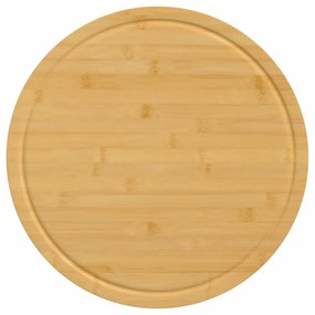 Tábuas de cortar 6 pcs Ø30x1,5 cm bambu