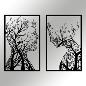 Acessório Decorativo de Parede Lutuf – Preto – 86 x 63 cm
