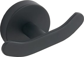 Mexen Loft gancho duplo para toalhas, preto - 7012635-70