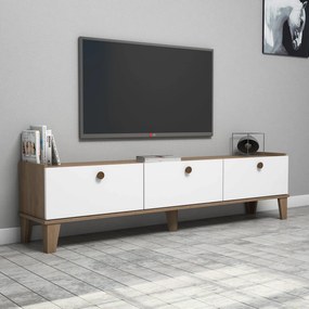 Móvel TV Sumer – Carvalho e Branco – 178x44,8x34,6 cm