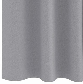 Cortinas 2 pcs Cinzento-claro 245 x 140 cm Poliéster