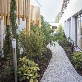 Candeeiro de poste exterior moderno em aço 110 cm IP44 - Rox Moderno